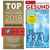 Dr. Michaela Montanari ist in der Focusliste für Intimchirurgie 2018 empfohlen